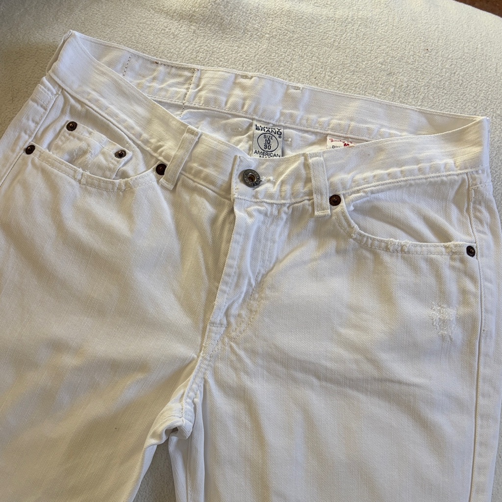 Lucky Brand Wide Leg Jeans In White